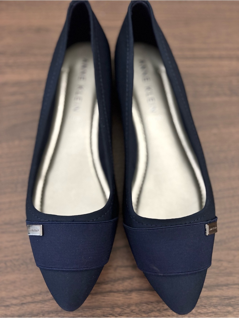 Anne Klein Women's Size 10 Navy iFlex Akoleesa Slip On Flats Worn Once
